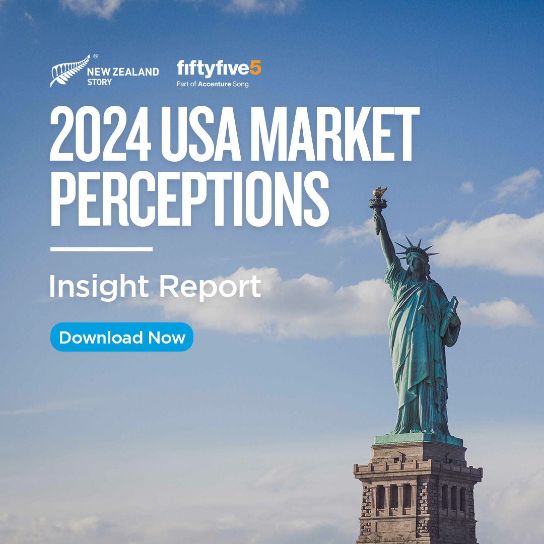 🌏 Watch our webinar recording to gain valuable insights into how New Zealand exporters can succeed in the USA market, based on our recent webinar, "Understanding USA Perceptions of New Zealand."
 
Watch our full webinar recording here: ow.ly/hv9e50USIVz
