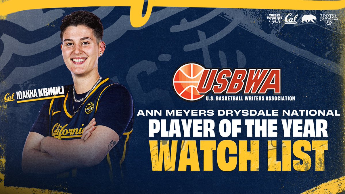 CalWBBall's tweet photo. Congrats to @IIkrimili for being named one of 50 players on this year's @USBWA Ann Meyers Drysdale National Player of the Year Watchlist!

📰: https://t.co/ByHIKJhY6U https://t.co/oDtKFDhGHK
