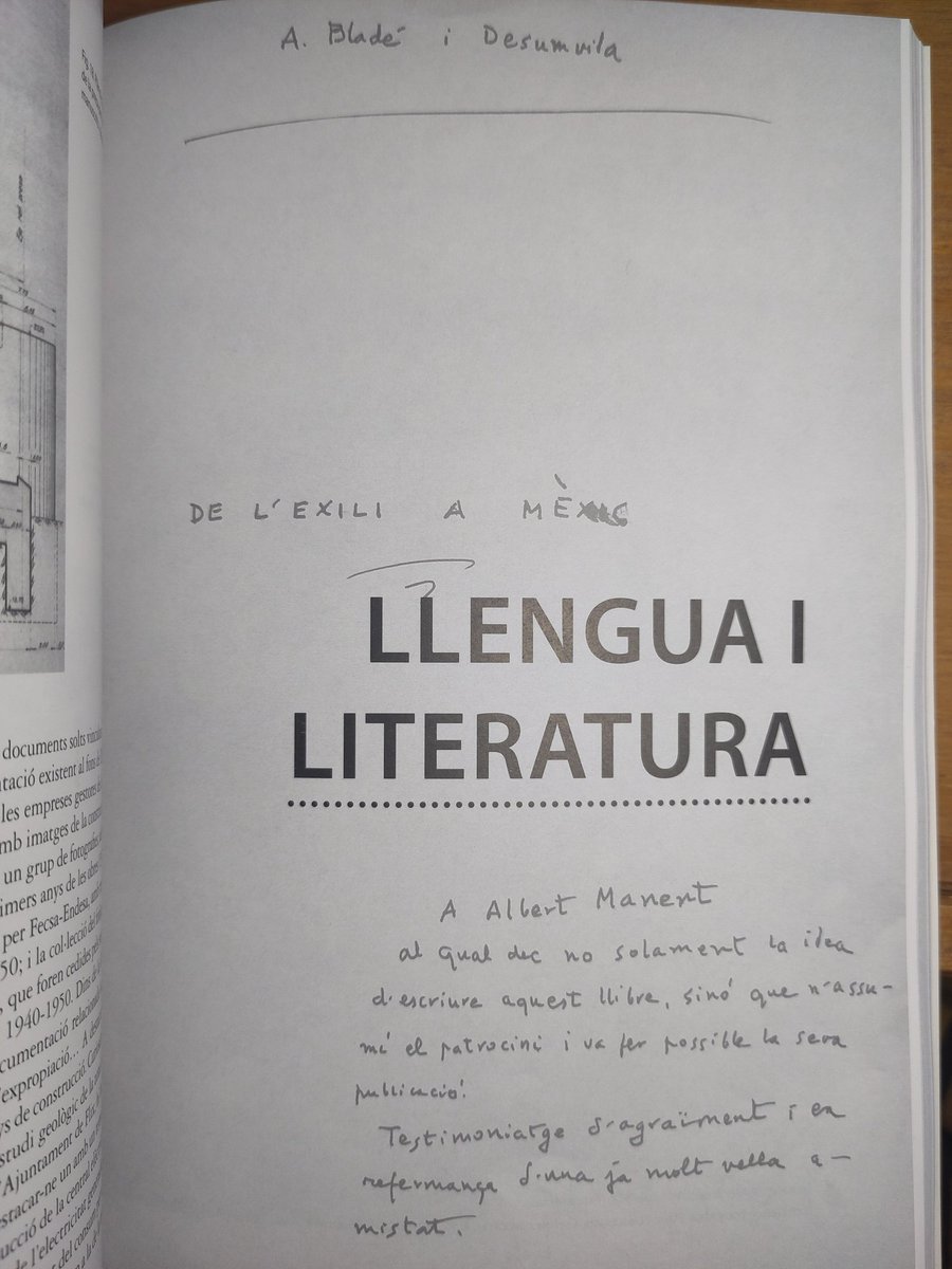 Content de tornar a escriure a la Miscel•lània del <a href="/CERE_RIBERA/">CE Ribera d'Ebre</a>, de reconnectar amb l'admirat #ArturBladé <a href="/Blade_Desumvila/">Artur Bladé</a> i amb l'estimada Ribera. Hi ressenyo les 'Memòries de l'exili mexicà (1957-1961)', editades per <a href="/Cossetania/">Cossetània Edicions</a>.