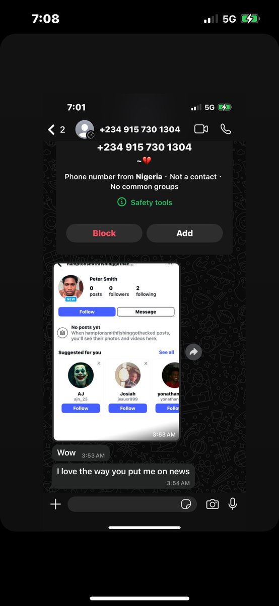 HamptonSmith11's tweet photo. @instagram  my instagram account has been hacked. I am the rightful owner of “hamptonsmithfishing” on instagram. Your account recovery options do not work.

Here is video proof of hacking and blackmail on your platform. https://t.co/rwvl3CzVRb