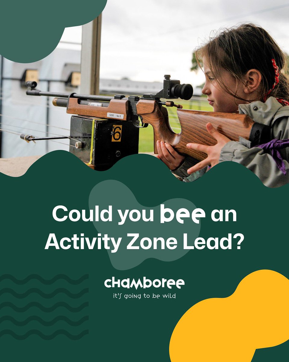 Chamboree (@chamboree) on Twitter photo Chamboree is back for 2026 - this time with our Animal Kingdom theme!
Fancy joining our team as an Activity Zone Lead?
Contact our Programme Lead, Nick via nick.hirst@chamboree.org.uk to find out how you can join the Animal Kingdom Adventure ready for Chamboree 2026. Chamboree is back for 2026 - this time with our Animal Kingdom theme!
Fancy joining our team as an Activity Zone Lead?
Contact our Programme Lead, Nick via nick.hirst@chamboree.org.uk to find out how you can join the Animal Kingdom Adventure ready for Chamboree 2026.