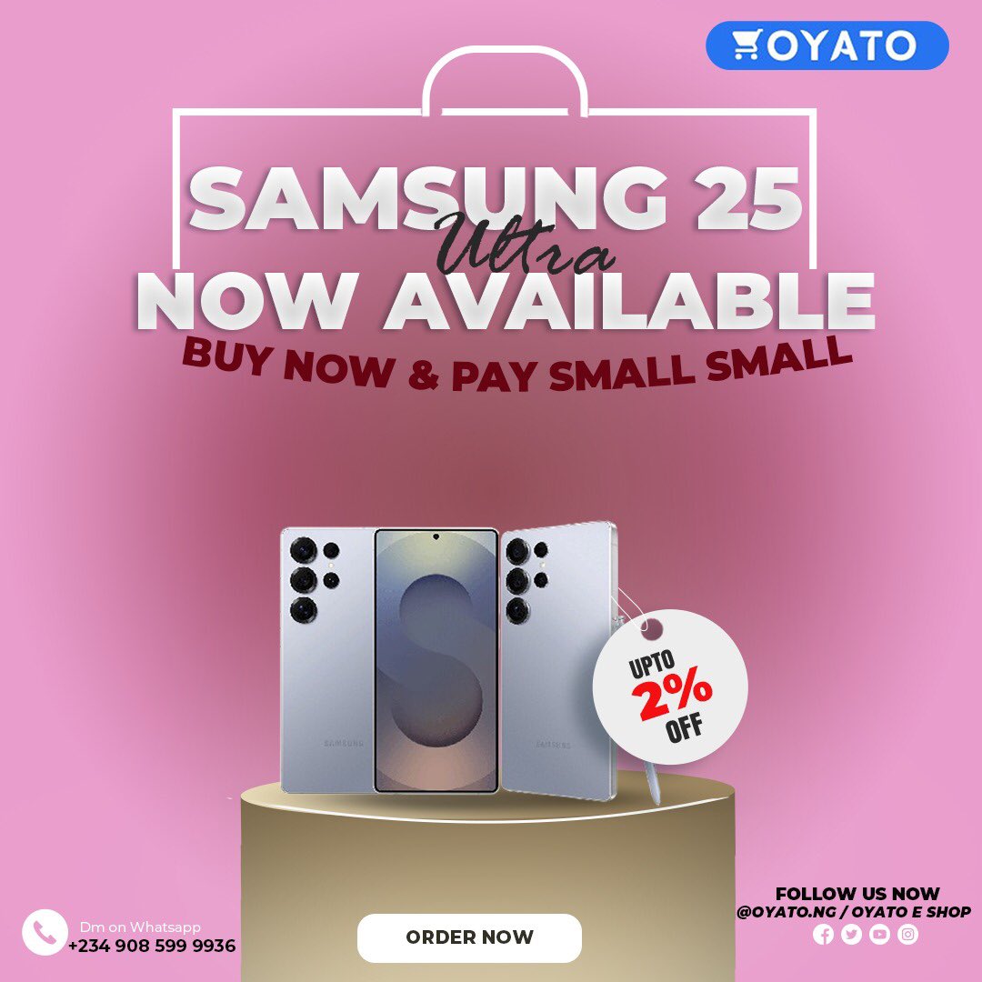 NEW ARRIVAL ALERT!

Get ready to experience the future of smartphones! We're excited to announce that the #SamsungS25 is now available!

Don't miss out on the latest innovation! Visit us to learn more and get your hands on this amazing device!

Shop only on