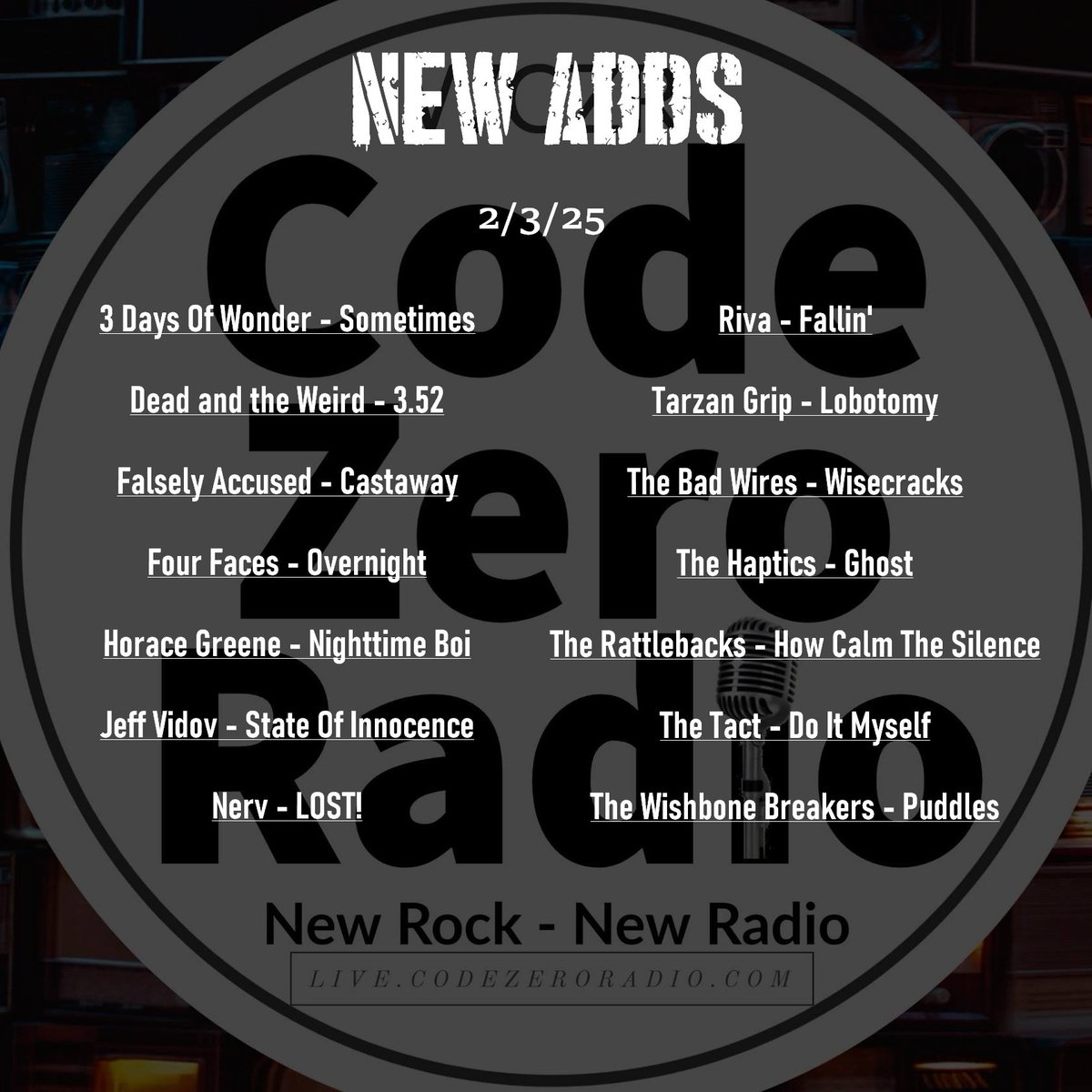 Code Zero Radio tweet media