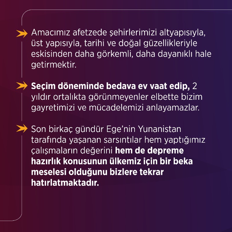 Akparti's tweet photo. Cumhurbaşkanımız Recep Tayyip Erdoğan’ın, Cumhurbaşkanlığı Kabine Toplantısı sonrası öne çıkan açıklamaları.