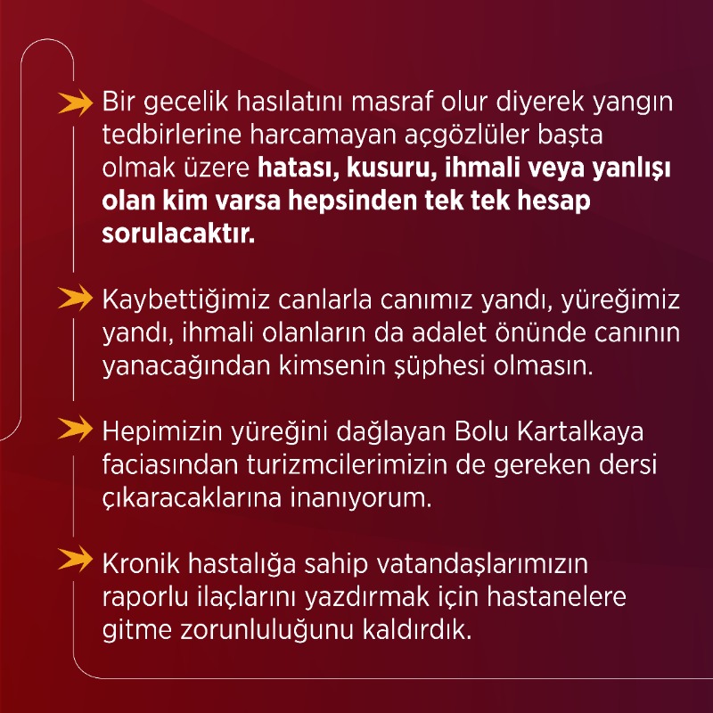 Akparti's tweet photo. Cumhurbaşkanımız Recep Tayyip Erdoğan’ın, Cumhurbaşkanlığı Kabine Toplantısı sonrası öne çıkan açıklamaları.