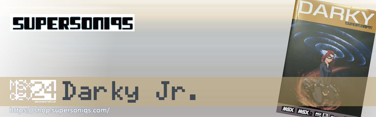 MSXdev24 sponsoring - Supersoniqs Darky Jr.
msxdev.org/2025/02/03/msx…
#msxdev24