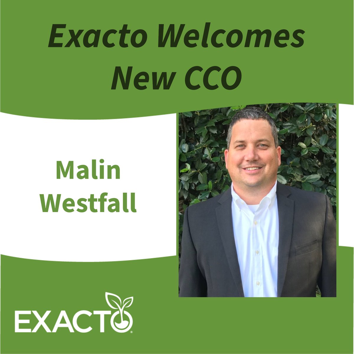 ExactoLLC's tweet photo. Malin Westfall, Chief Commercial Officer! With a proven track record of driving growth, building teams, &amp; executing strategic initiatives, Malin's experience will play a vital role as he works with the team to drive innovation &amp; market leadership... https://t.co/5NdecB7IY9 #CCO https://t.co/Uvcv500ycz