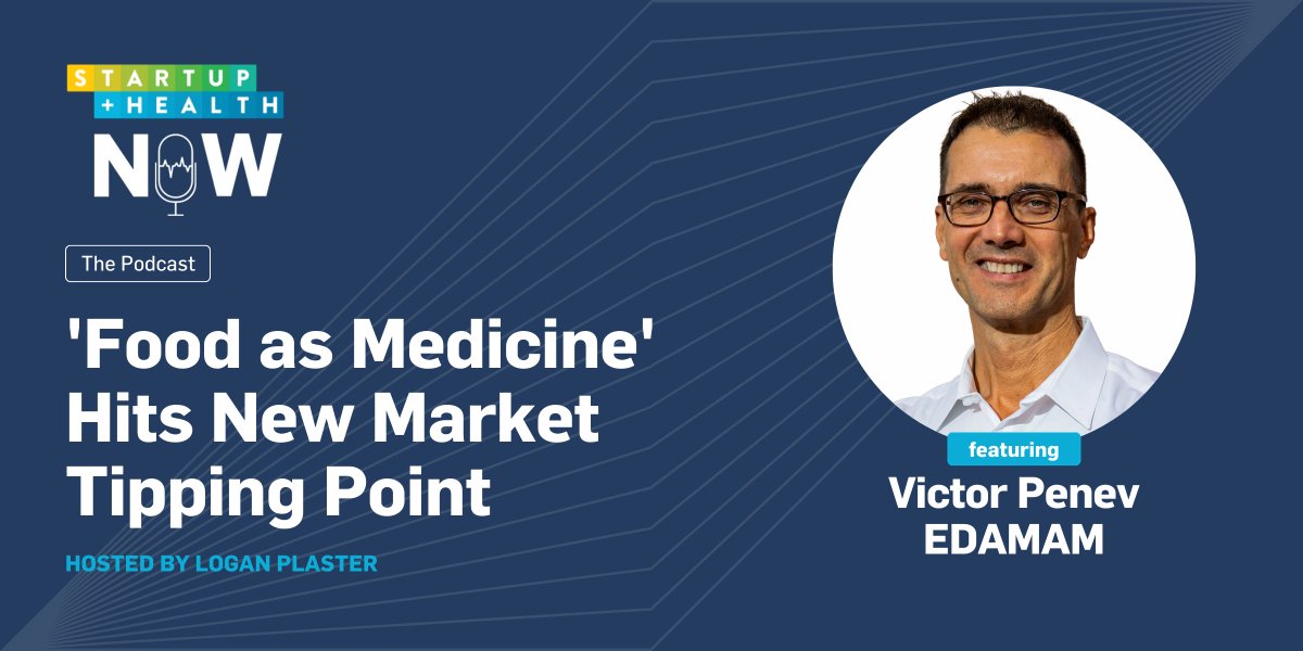 🍏 On this podcast episode, A long-time #HealthTransformer, <a href="/vpenev/">Victor Penev</a> of <a href="/EdamamCo/">Edamam</a>, talks about the role of food in improving health and the opportunities and challenges in building a sustainable business model in this space.

🎙️ bit.ly/3Cy59vE