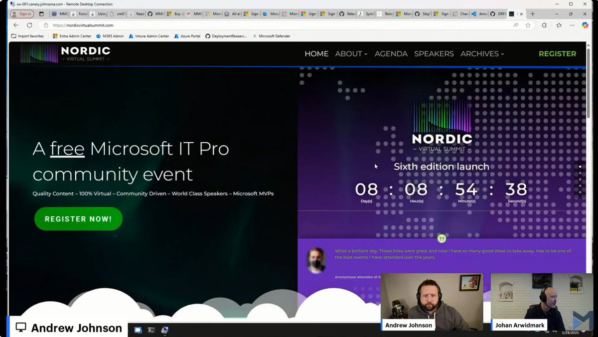 🌐MISSED OUR JANUARY 29 #ViaMonstraOfficeHours!? We discussed some community tools updates, using <a href="/Micke_K_72/">Micke Karlsson</a> IntuneManagement tool, Feb. 7th <a href="/Nordic_Summit/">NordicVirtualSummit</a> + other conferences, and more!  #MSIntune #ConfigMgr #ViaMonstraAcademy

SUBSCRIBE and LIKE👍! youtube.com/live/UzWUGQ1wD…
