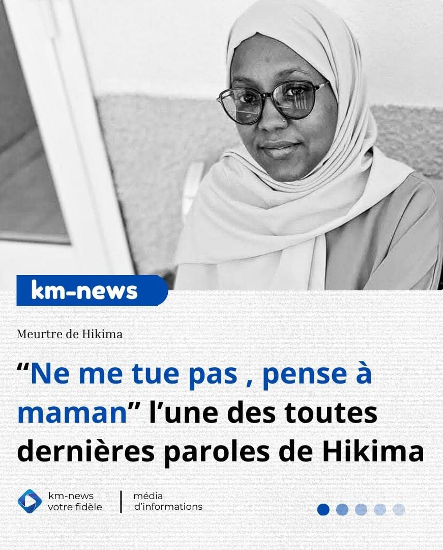 km_news_'s tweet photo. L'une des toutes dernières paroles de Hikima juste avant son décès.
#Comores #meurtre #micro #mbeni https://t.co/ZNdPInXnTf