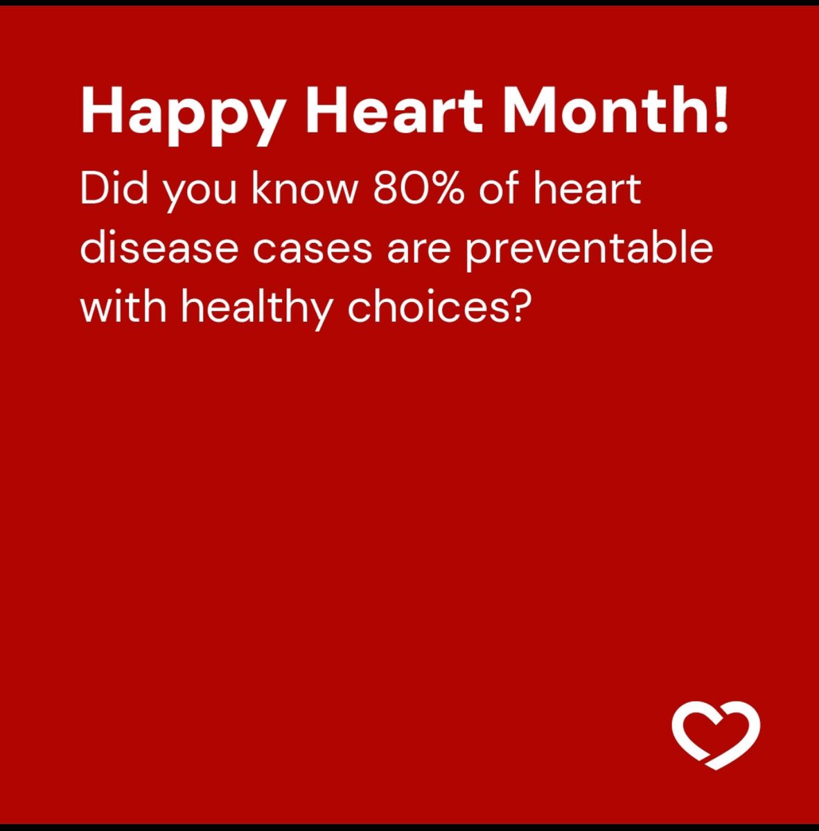 It’s officially Heart Month, and we’re putting heart health front and center all February long. ❤️ Did you know that heart disease is the leading cause of death for men and women in the U.S.? The good news? 80% of heart disease cases are preventable with healthy choices.