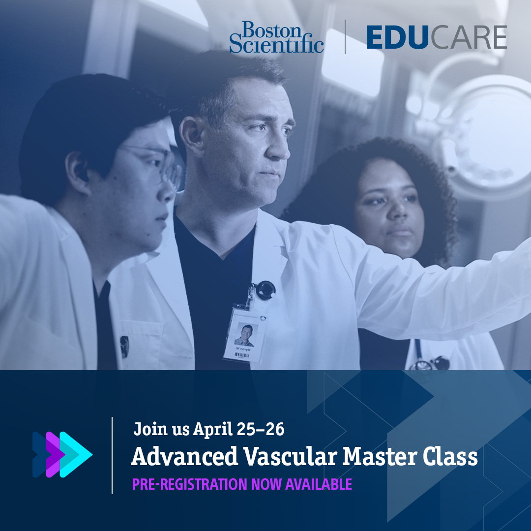 bsc_vascular's tweet image. Reserve your seat for this semi-annual, 2-day educational event focused on #PAD and #VTE, featuring a multidisciplinary expert faculty panel🗓️ #MedEd Pre-register now: qrco.de/AVMC