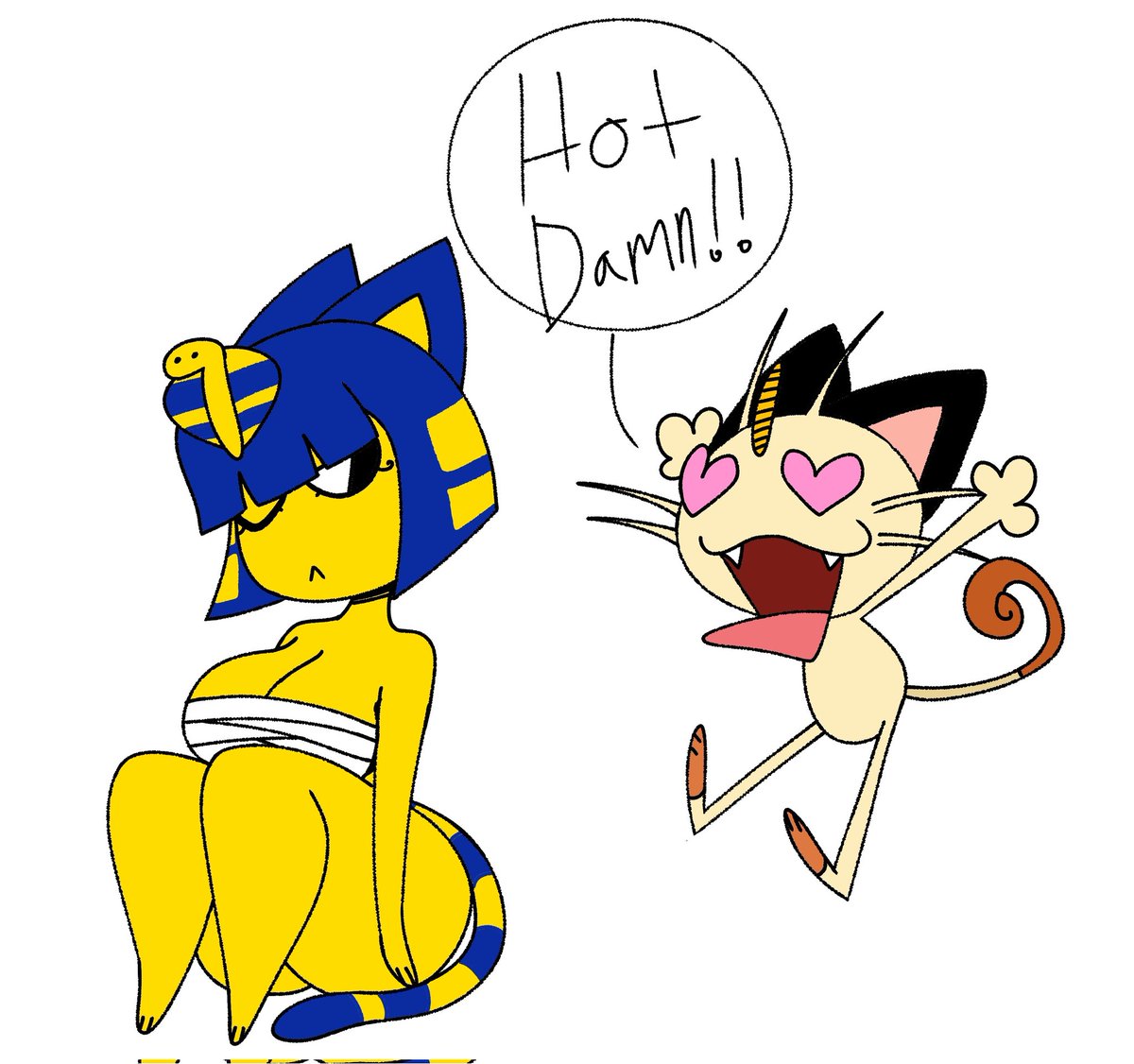 Meowth goes to Egypt