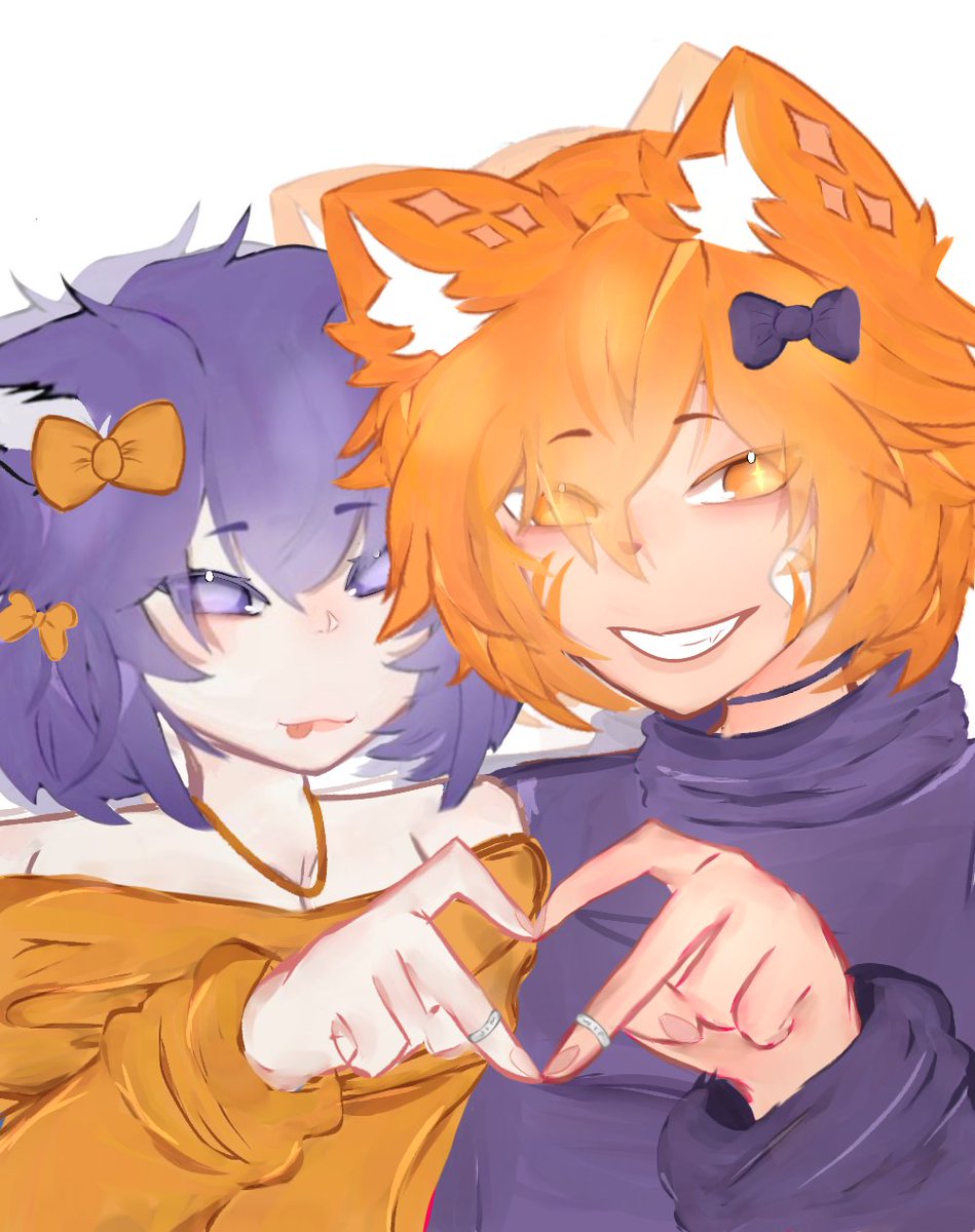 Xavier_PupXd's tweet image. °•|Wolf + Fox 💜🧡|•°
Edit Collab with lovely @Grimm_690 
.
.
#lazyart #gachasfw #Gachalife #wolffurry #fox #friendswbenefit #silly #CatsOfTwitter ✨