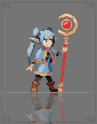 suricacto's tweet image. Frieren WIP - Probably Gonna animate her later
Just got done with some long term contract work, so getting back to rhythm - Also available for commisions and work!
#pixelart #ドット絵