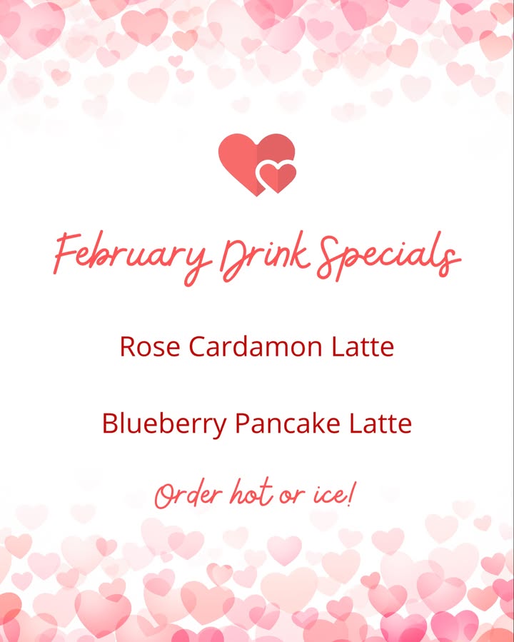 ticoroasters's tweet image. We have our February drinks!
Blueberry Pancake Latte 🥞🫐
Yummy, fluffy, fruity!
Rose-Cardamon Latte🌹
Floral and delicate combination to enhance your latte experience.
#campbell #sarataga #losgatos #sanjose #losgatoscreektrail #coffee #coffeelovers #foodies