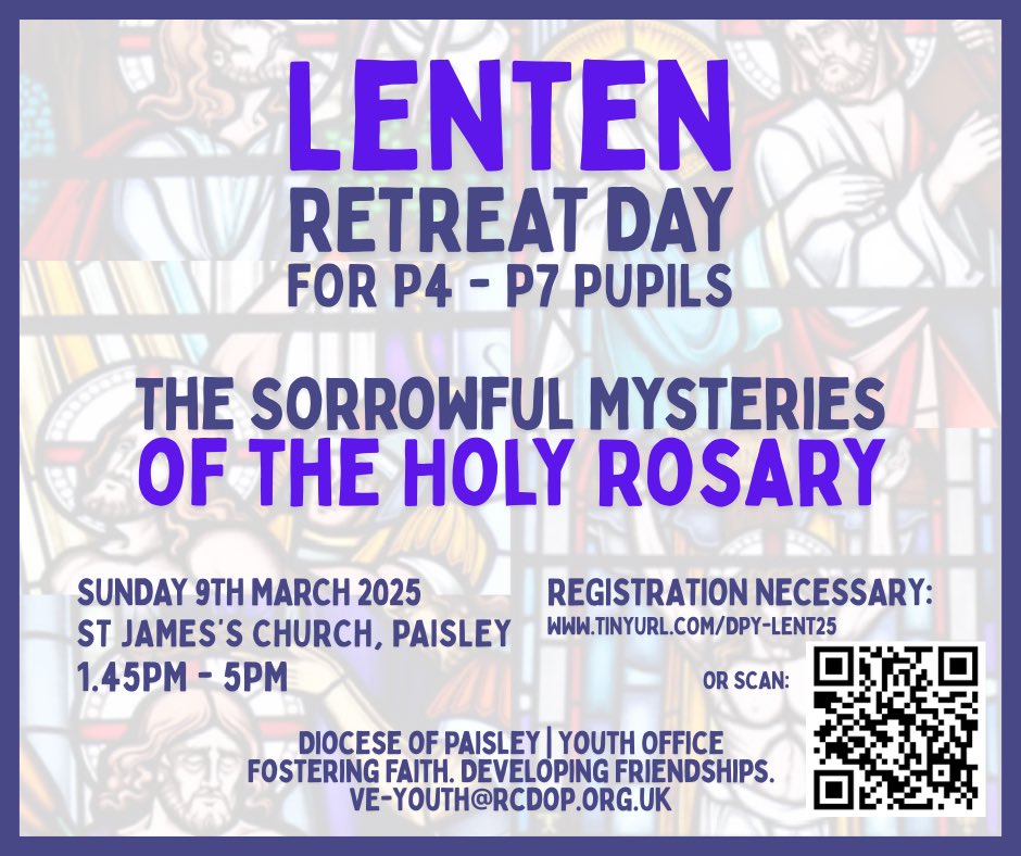 A wonderful opportunity for our P.4 - P.7 children to pray and learn together. 🙏