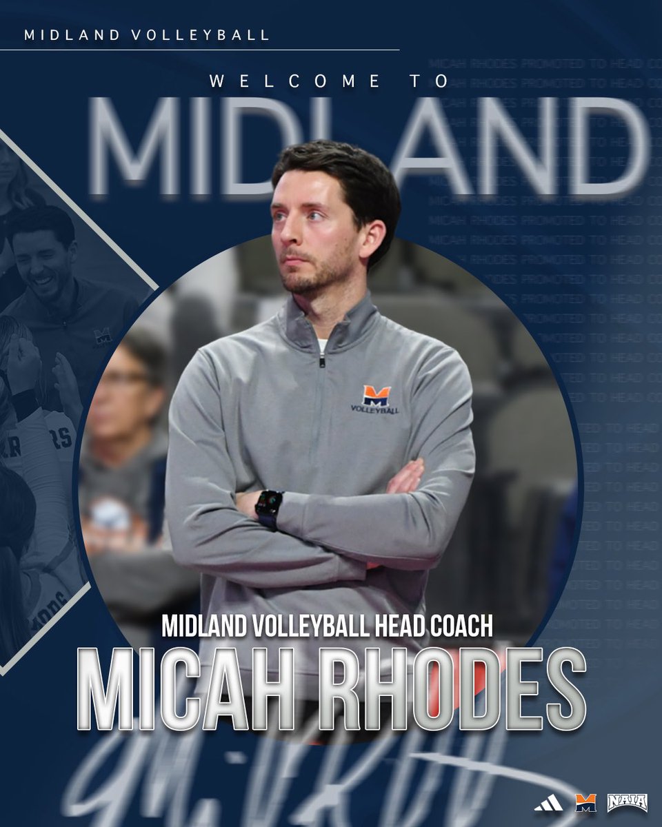 The perfect fit 🔒
Micah Rhodes has officially been named the head coach for Midland Volleyball