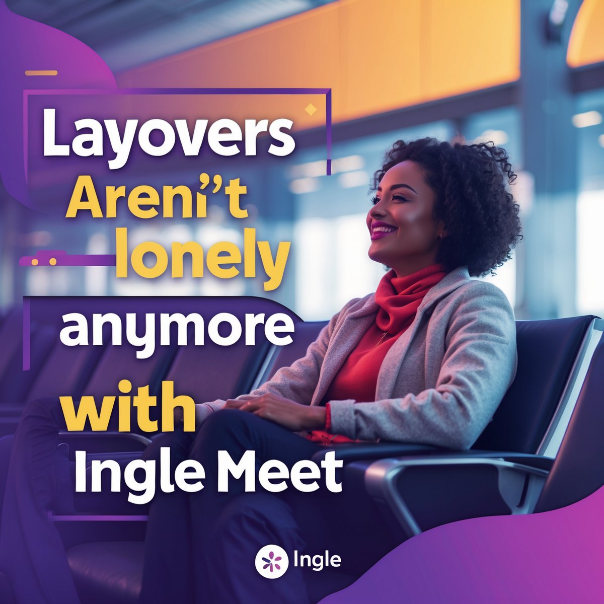 IngleMeet's tweet photo. Stuck at the airport? Not anymore! Meet new friends with IngleApp.
Download now and turn wait time into great time!
#IngleApp #MeetNewFriends #TravelBuddy #LayoverLife #DownloadNow https://t.co/WQF4m95z8O