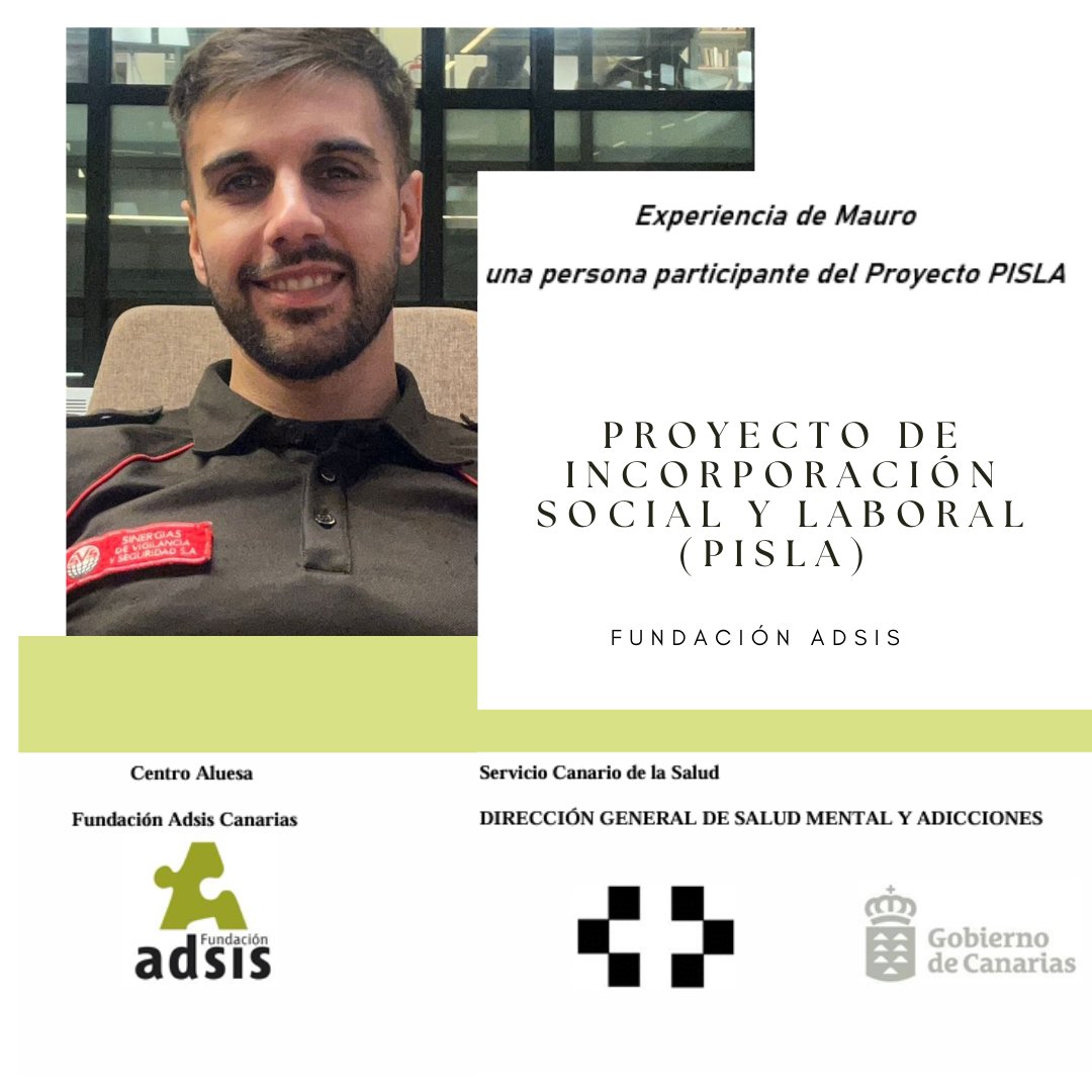 AdsisCanarias's tweet photo. Experiencia de Mauro en el Proyecto de PISLA https://t.co/mp0S953xZ1