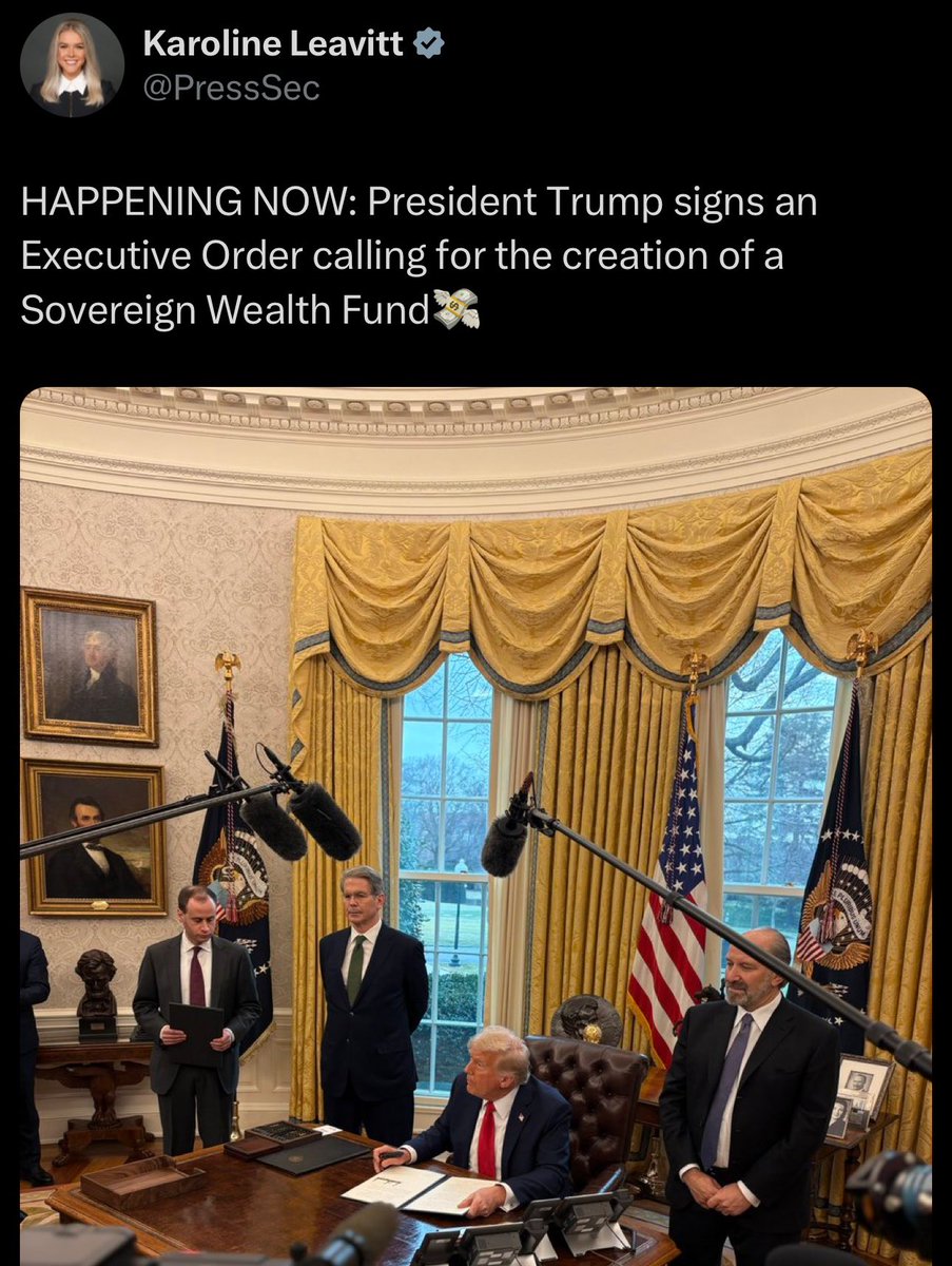 RonFilipkowski's tweet photo. This is normally for a country to invest their budget surpluses. Since we don’t have one, and won’t have one anytime soon, unclear whose money is going into this and where it will be going. We are going to borrow more money to invest it? https://t.co/hlhj4tJ4sS