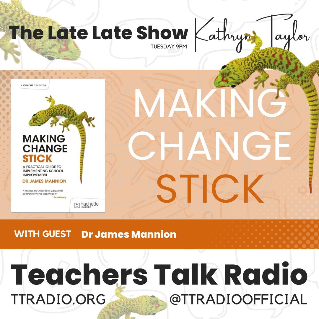 Kathryn Taylor MEd FCCT (@super_kat1) on Twitter photo I am very excited to be discussing @RethinkingJames new book on <a href="/TTRadioOfficial/">Teachers Talk Radio</a> tomorrow evening. Tune in from 21:00! I am very excited to be discussing @RethinkingJames new book on <a href="/TTRadioOfficial/">Teachers Talk Radio</a> tomorrow evening. Tune in from 21:00!