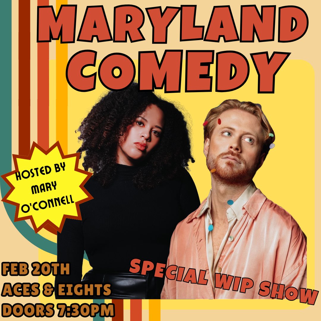 Mary O’Connell (@marydoesgigs) on Twitter photo It’s werk-in-progress szn!!
Your favourite neighbourhood comedians are doing their WIPs on Feb 20th <a href="/Aces_Bar/">Aces and Eights Bar</a>
🎟️ bit.ly/3WMVPLb It’s werk-in-progress szn!!
Your favourite neighbourhood comedians are doing their WIPs on Feb 20th <a href="/Aces_Bar/">Aces and Eights Bar</a>
🎟️ bit.ly/3WMVPLb
