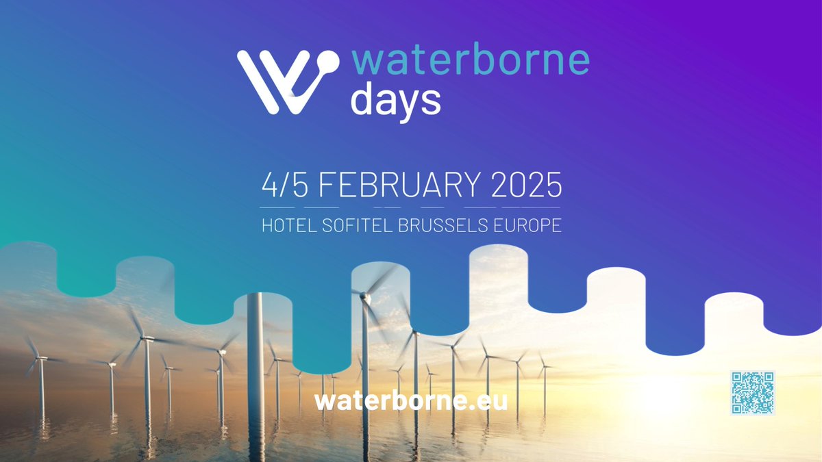 📢#WaterborneDays coming up with top experts &amp; innovators discussing #decarbonising &amp; #digitalising 
4/2: Opening w/<a href="/MagdaKopczynska/">Magda Kopczyńska</a> &amp; <a href="/RosalindeEU/">Rosalinde van der Vlies</a>
5/2: Keynote w/#CINEA's Matthias Langemeyer
5/2: Sessions on Ammonia &amp; Wind 
👉cinea.ec.europa.eu/news-events/ev…
#EU #HorizonEU #Transport