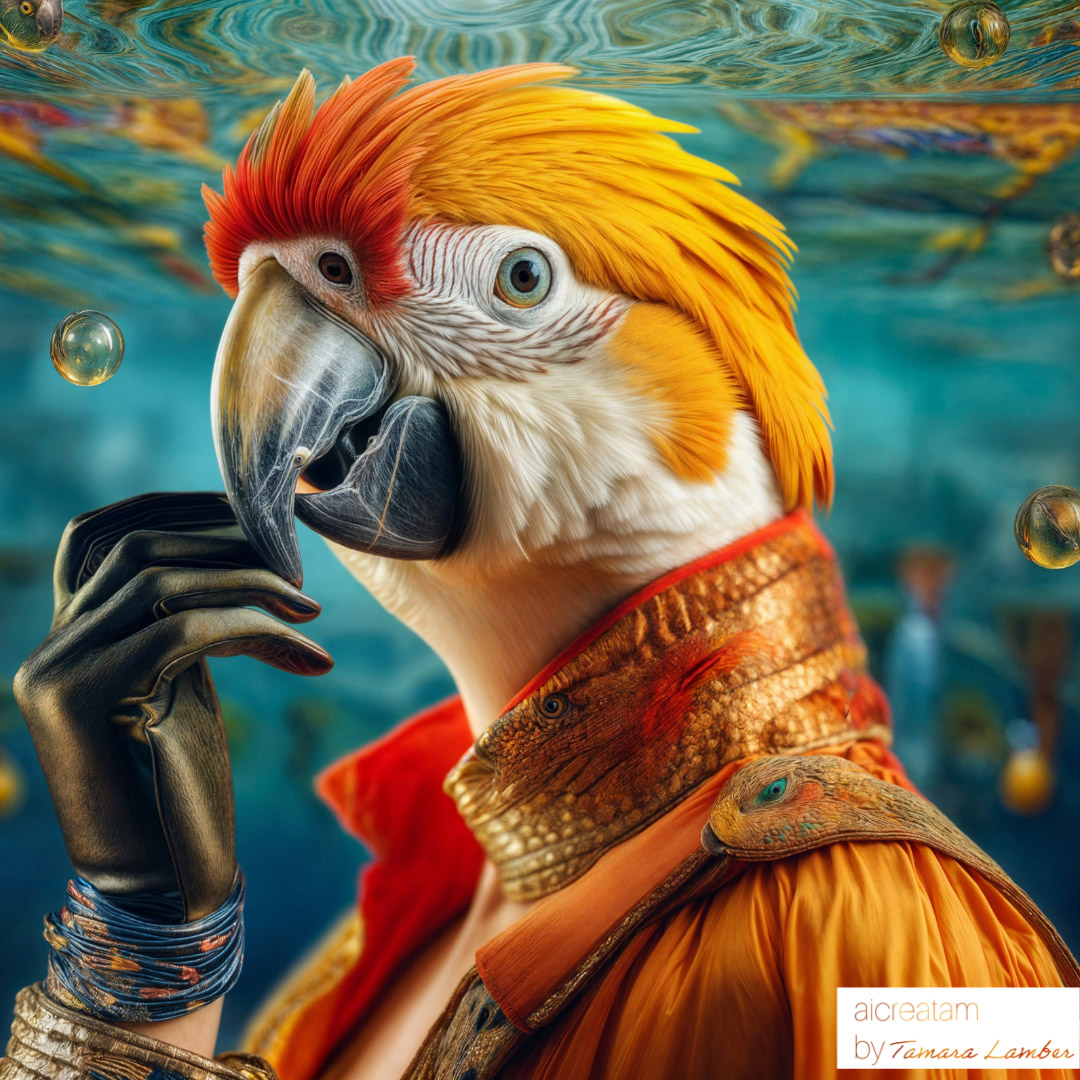 tamara_lamber's tweet photo. 🦜 "When you’re pondering life’s big questions, but you’re also the best-dressed in the room!"
#aiart #aiartistcommunity #aiartcommunity #aiartists #ai #parrotlife #stylishbird #parrotsofinstagram #quirkyart #funnyaiart #parrotvibes #digitalart #creativeai #birdfashion https://t.co/mK45uxIatY