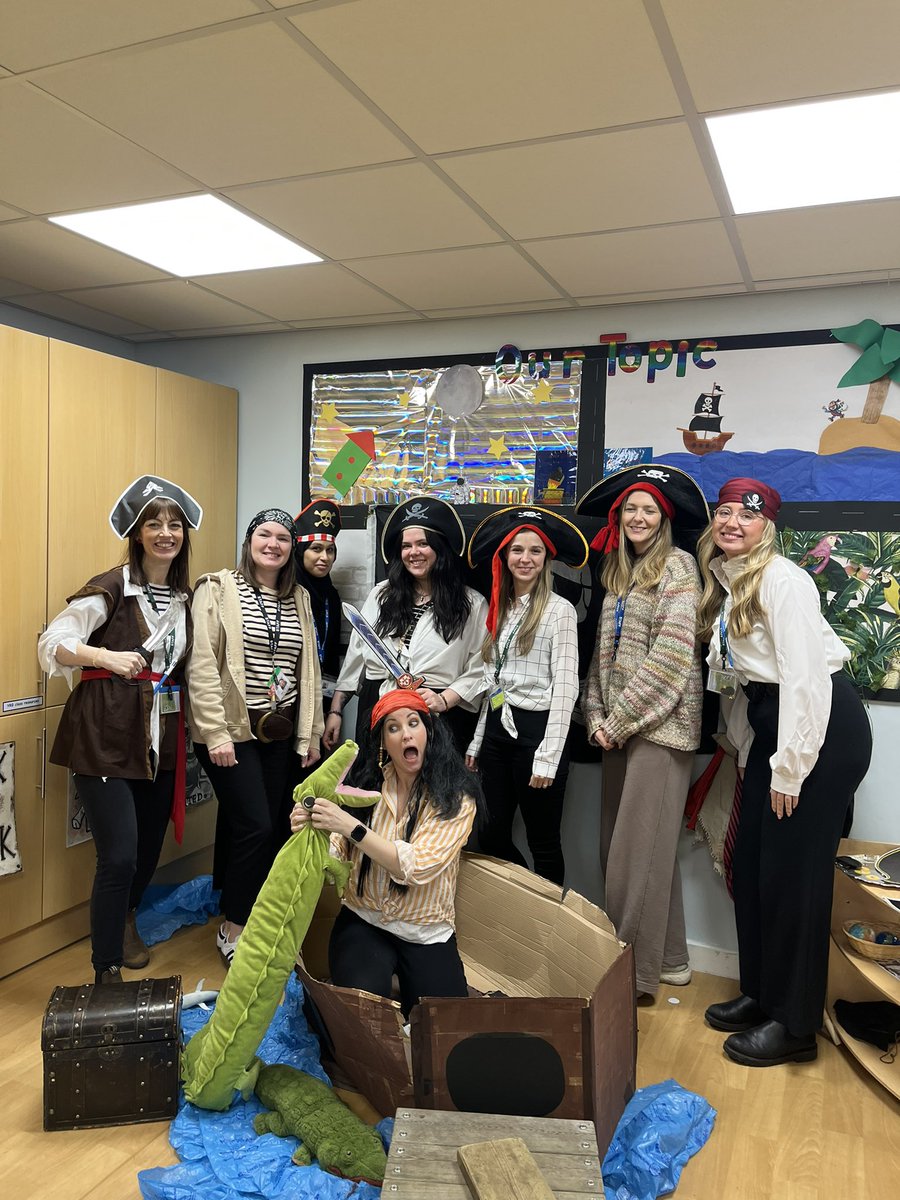 YRBGStPeters π (@styrbg) on Twitter photo Ahoy me hearties! Today the staff were pirates for the day to start off our Pirate theme in Reception. The children absolutely loved it! <a href="/stpetersfarn/">St.Peter's Farnworth π©βπππβ€οΈβ¨</a> #whatateam! Ahoy me hearties! Today the staff were pirates for the day to start off our Pirate theme in Reception. The children absolutely loved it! <a href="/stpetersfarn/">St.Peter's Farnworth π©βπππβ€οΈβ¨</a> #whatateam!