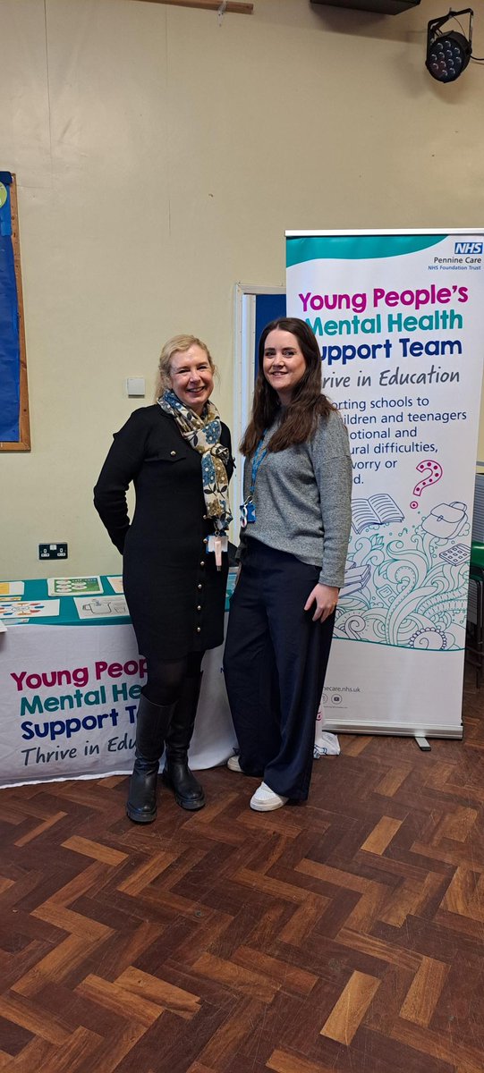 Our young people’s mental health support teams are out at local schools and colleges for #ChildrensMentalHealthWeek

They help children with worry and low mood, and offer training for school staff.

Here are Jenny and Sammi on their visit to Norbury Hall Primary today.