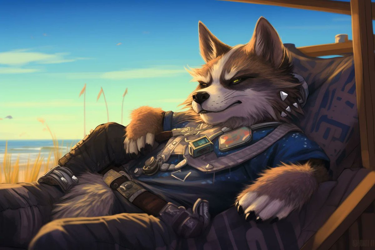 DaisyMiaa1's tweet photo. 🐺😎 Relaxing like a boss on the beach> 🌅
#FurryFitness #FurryArt #AutumnFeels #FurryArt #AnthroArt #FurryFandom #DigitalFurryArt #FurryArtist #FurryCommunity #FurryIllustration #FurryOC #FurryLife #SupportArtists https://t.co/yI2tI4BVh7