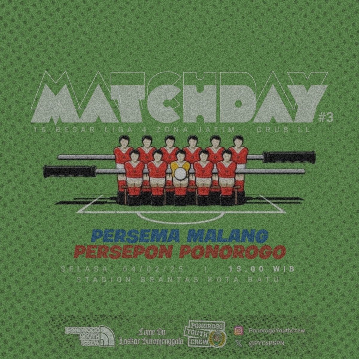 Mboh piye carane kudu curi poin!! 
COME ON LASKAR SUROMENGGOLO!!! 🔴⚫