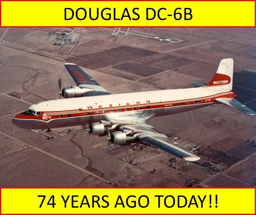 Civil_Av_Trust's tweet image. The fantastic DC-6B first flew on the 2nd February 1951. Thankfully, some are still flying and have a fantastic sound.
Information and photograph source International British Modeler
#aviation #aviationlovers #aviationphotography #avgeek #history #Volunteering