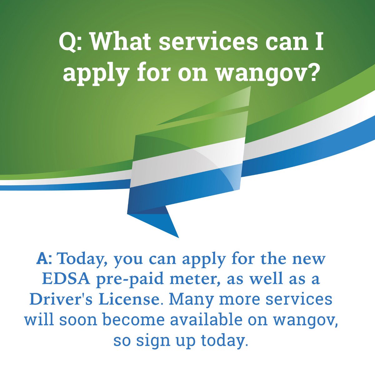 MoCTI_SL's tweet photo. WanGov 🇸🇱 Government services made easy!
Apply, track, submit &amp; pay all in one place!
✅ For citizens, residents &amp; businesses ✅ Requires Sierra Leonean ID &amp; phone number ✅ Access anywhere, anytime!
Sign up now 👉 https://t.co/MXBe19pGN7 #WanGov #SierraLeone https://t.co/S0Rz7CnSYK