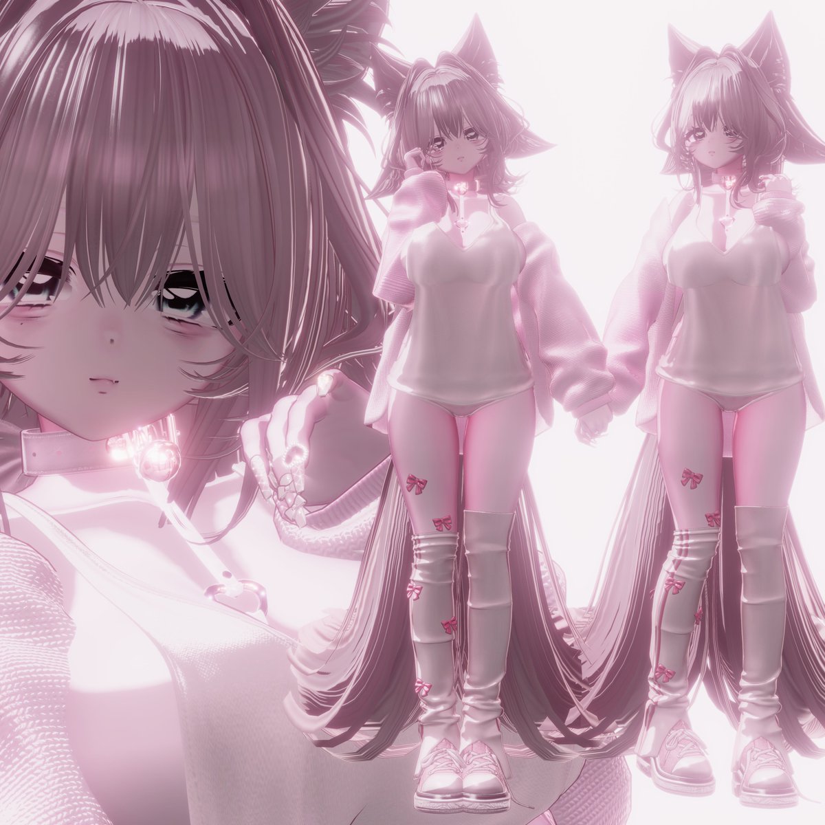 __Xhishi_VRC's tweet photo. #vrchatavatar #VRC #VRChatPhotos 🩷 https://t.co/zyrjsipYeZ
