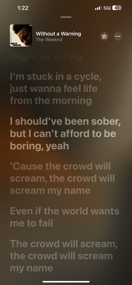 This shit feels so sad.. my man just wants to be Abel… that’s gotta be so taxing.