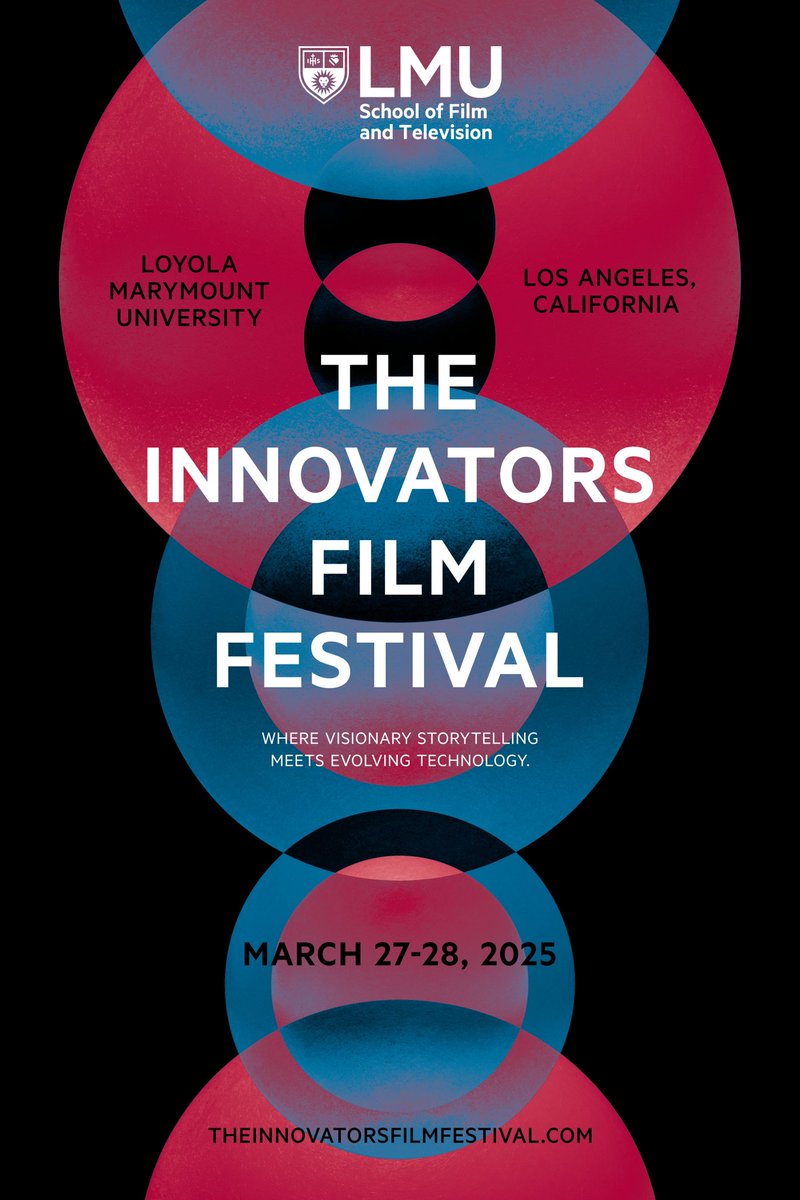 innovatorsff's tweet photo. The Innovators Film Festival: March 27-28, 2025.
Submit your short film on FilmFreeway before the deadline ends on February 24.
#ai #artificialintelligence #innovatorsfilmfestival #innovators #innovatorsfest #aiinfilm #lmu #loyolamarymountuniversity #loyolamarymount #lmusftv https://t.co/yvxGpPW0LI