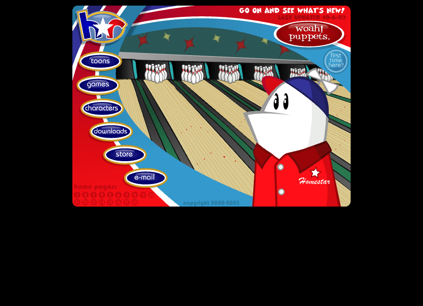 WebDesignMuseum's tweet photo. Homestar Runner website in 2003

#WebDesignHistory https://t.co/cObIJZYIgX