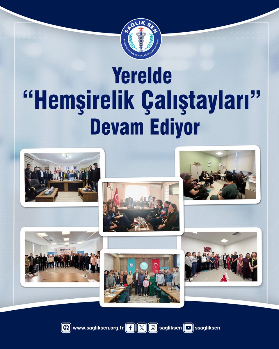 Yerelde “Hemşirelik Çalıştayları” Devam Ediyor

Sağlık-Sen Ankara Üniversiteler, Balıkesir, İzmir 3 Nolu, Kırklareli, Osmaniye, Sivas, Tekirdağ ve Yozgat Şubeleri tarafından gerçekleştirilen çalıştaylarda hemşirelerin yaşadığı tüm sorunlara çözüm yolları arandı. 
⤵️