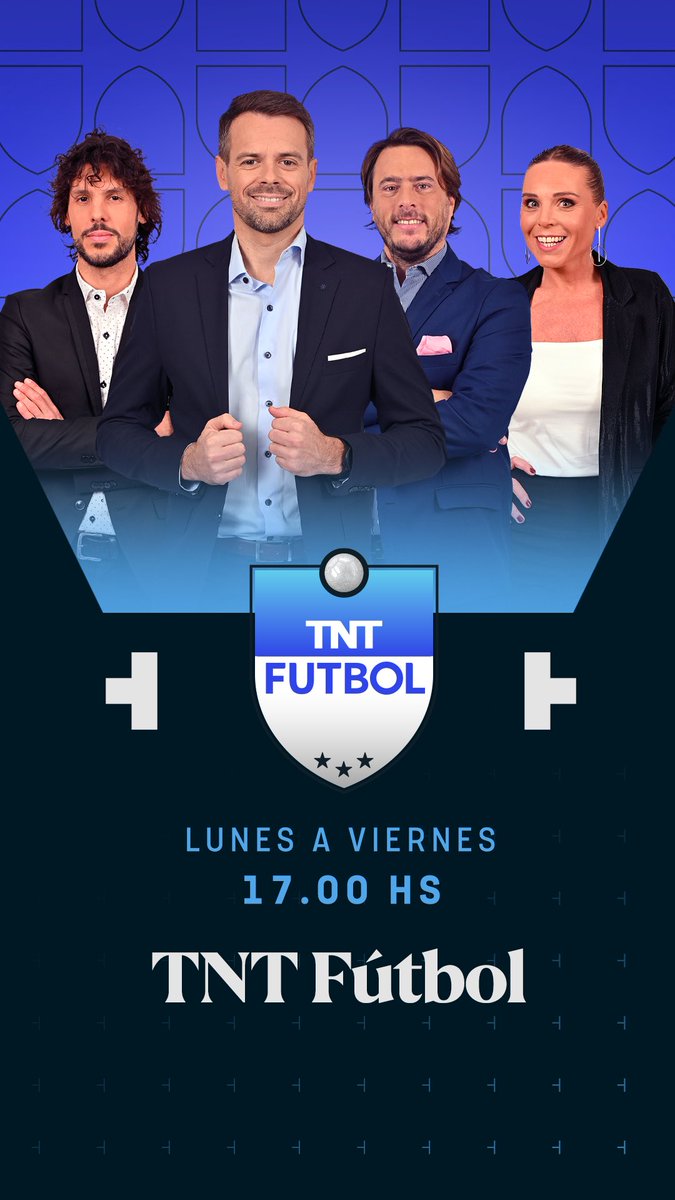TNTSportsAR's tweet photo. HOY VUELVE TNT FÚTBOL ⚽️

De lunes a viernes, a las 17:00, sumate a la pantalla de TNT Sports con @arturobulian, @chiquitogarcia, @IgnacioFusco, @meryonega y todo el equipo 🤝

Los esperamos.

#PelotaParada https://t.co/7WXv7s910M