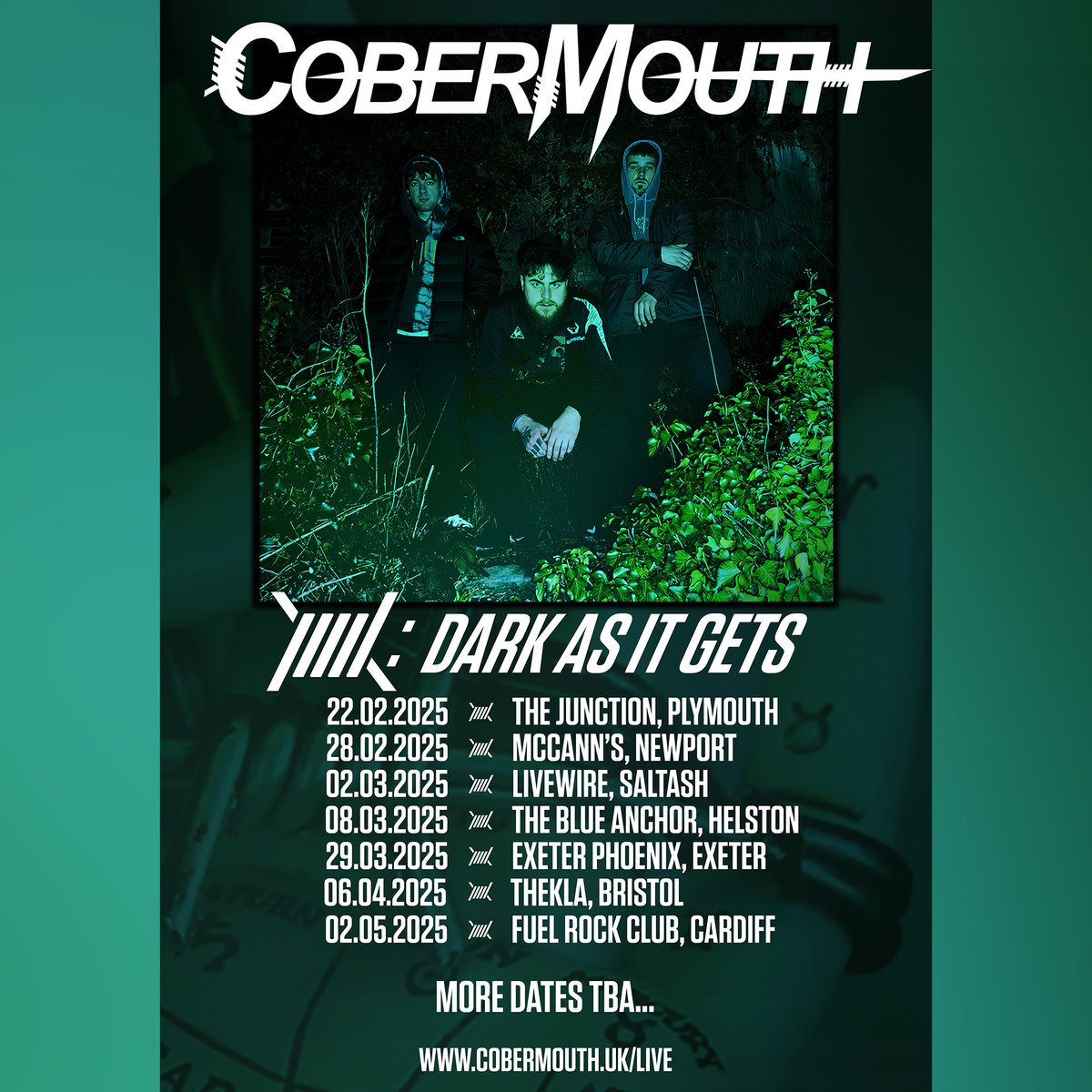 CoberMouth's tweet photo. ///: 𝘋𝘈𝘙𝘒 𝘈𝘚 𝘐𝘛 𝘎𝘌𝘛𝘚 | SHOW DATE ADDED:
THEKLA, BRISTOL 📍 

We're competing in the Underdog Bristol 2025 semi finals
TICKET DROP COMING SOON...

#underdogbristol https://t.co/AQYvv5jKKs