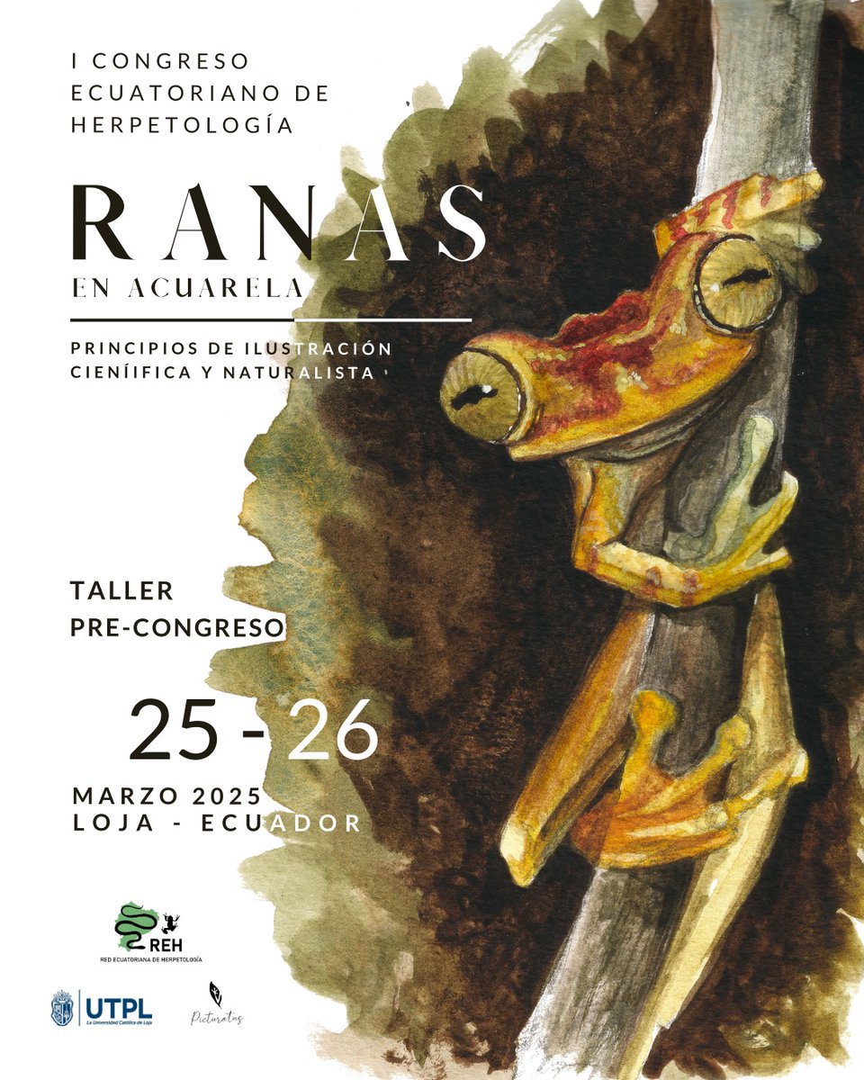 📢 ¡Atención, herpetólogos y amantes de la biodiversidad! 🐍🐸
 
 En el I Congreso Ecuatoriano de Herpetología ofrecemos cursos especializados para profundizar en el conocimiento de anfibios y reptiles.