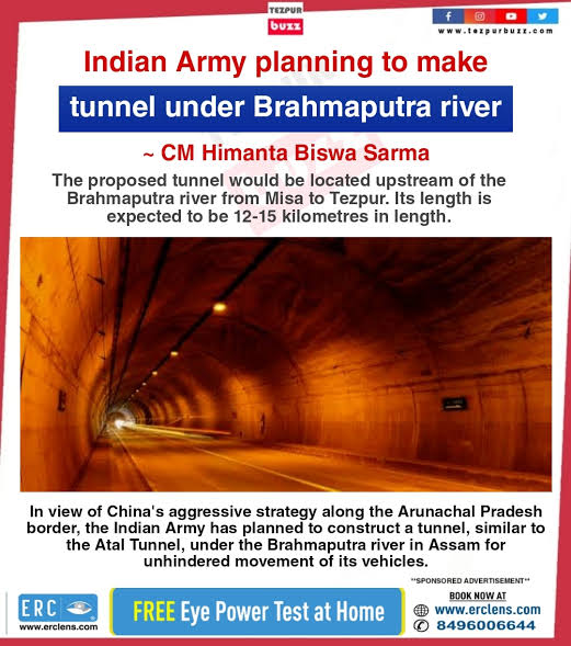 barood16's tweet photo. Request Hon'ble CM @himantabiswa to seed up the process of Under Water Tunnel in Brahmaputra River from Jamugurihat to Silghat , It will improve the rail connectivity , and Jamugurihat (Naduar) will the Epic center of Connectivity in North Assam. https://t.co/Odi32gIZRL