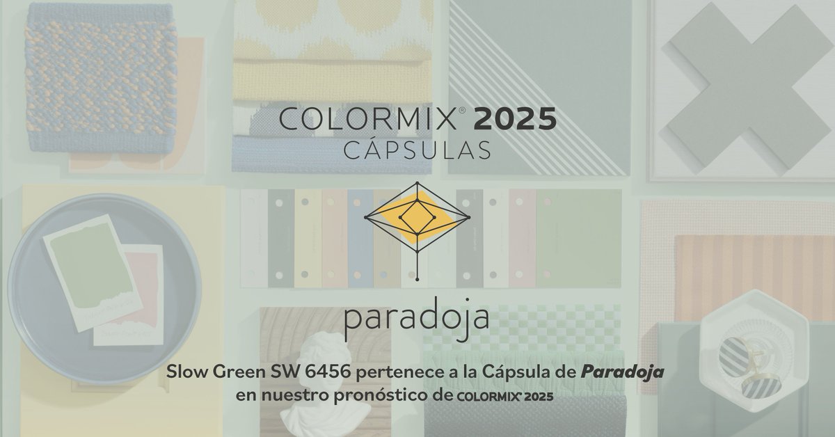 SherwinCA's tweet image. #Febrero se viste de #SlowGreen SW 6456 🌿
Este verde menta suave nos invita a relajarnos y conectar con nuestro estilo. Perfecto para habitaciones, salas y baños. ¿Dónde lo usarías? 👇

#ColorDelMes #Colormix2025 #MinimalismoEcléctico