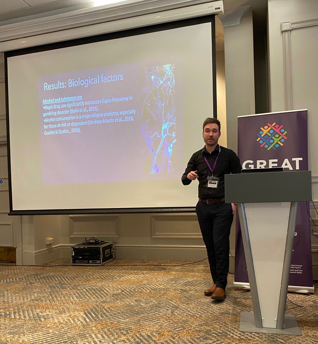 Jamie Torrance 🏴 (@jay__torrance) on Twitter photo Privileged to present at the <a href="/GREATCymru/">GREAT Network Wales</a> Gambling Treatment Conference on the factors influencing relapse in Gambling Disorder. A very interesting day that was perfectly timed after the release of the NICE guidelines on gambling! Privileged to present at the <a href="/GREATCymru/">GREAT Network Wales</a> Gambling Treatment Conference on the factors influencing relapse in Gambling Disorder. A very interesting day that was perfectly timed after the release of the NICE guidelines on gambling!