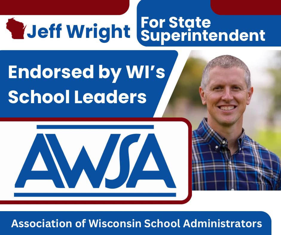 The Primary Election is February 18th.  Learn more about Jeff’s campaign here: jeffwrightforwisconsin.com.