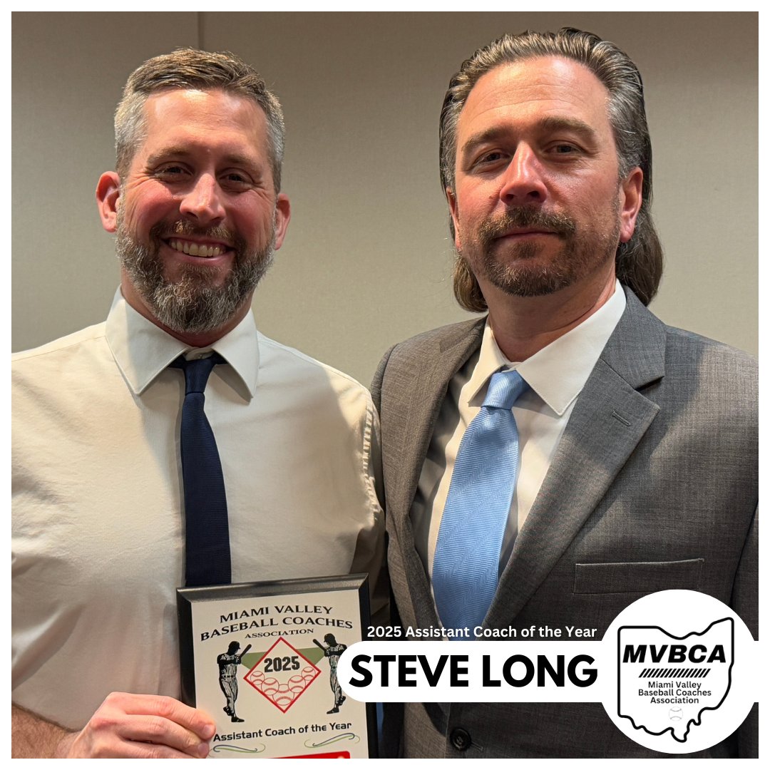 Last night we had our annual Hall of Fame Banquet. Our 2025 inductees were Kristian Althauser and Chris Hawkins. 

Additionally, we recognized the 2025 Assistant Coach of the Year, Steve Long from Beavercreek.