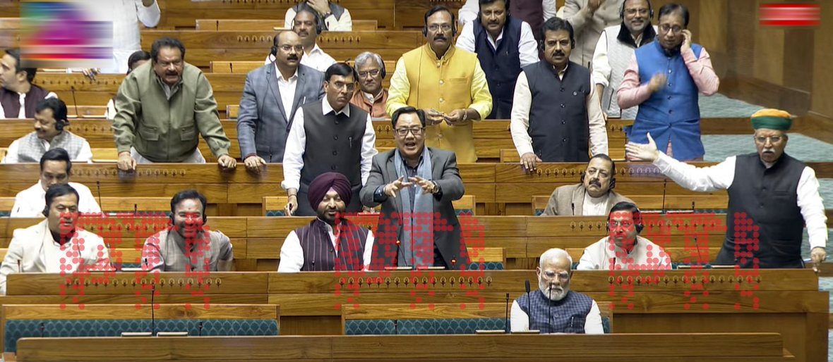 PTI_News's tweet photo. STORY | Rahul praised China more than country's spokespersons: Kiren Rijiju
READ: https://t.co/L0chk2A80g
#BudgetSessionWithPTI #ParliamentBudgetSession https://t.co/Rt9sjl8p5K