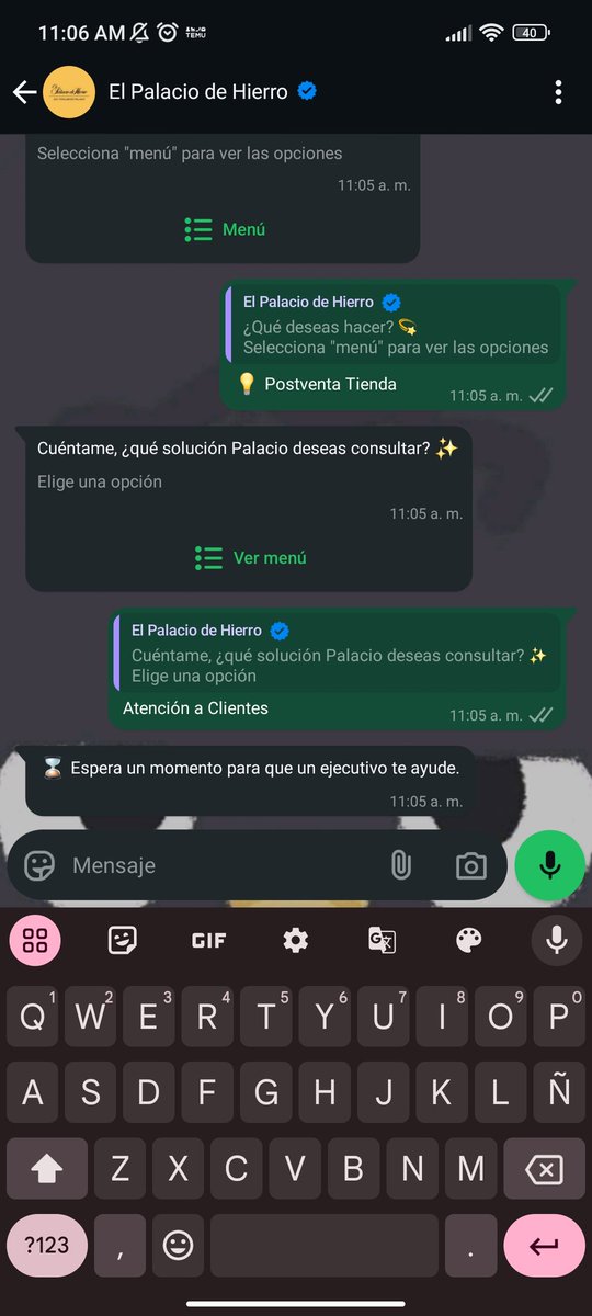 Shak_771's tweet photo. @palaciohierro cuántos días más debo esperar para una respuesta? Ya casi 20 y sigo igual, he seguido sus indicaciones y no hay solución. https://t.co/ZL0hvFtn9n
